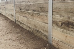 Rycan Retaining and Earthworks Timber Sleeper Galvanised Steel Post Retaining Wall