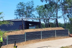 Rycan Retaining and Earthworks Concrete Sleeper Retaining Wall - Storm Grey Timber Look profile