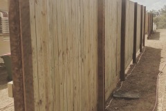 Rycan Retaining and Earthworks Treated Pine Timber Fence