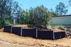 Rycan Retaining and Earthworks Concrete Sleeper Retaining Wall - Storm Grey Timber Look profile