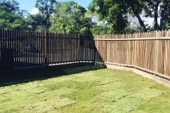 Rycan Retaining and Earthworks Hardwood Timber Custom Fence