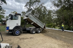 Rycan Retaining and Earthworks Tipper Truck Road Base Delivery