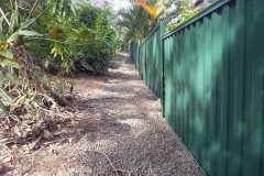 Rycan Retaining and Earthworks Brisbane Handyman - After - Replace Old Timber Fence with Colorbond Fence3
